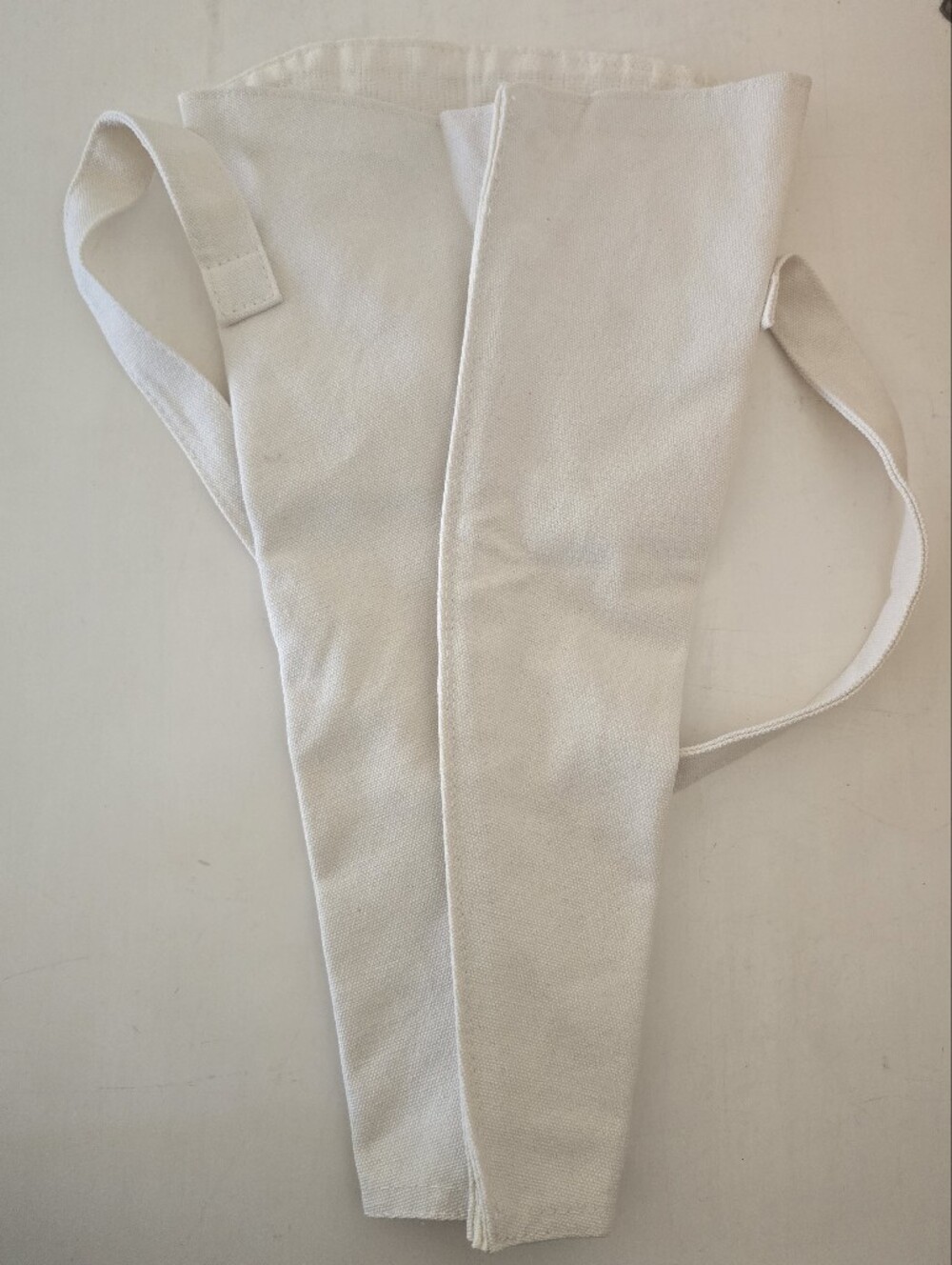 Miu Miu Cream Canvas Flower Tote with Embroidered Logo - Picture 3 of 4